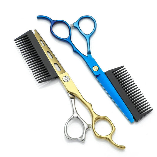 Professional Hairdressing Scissors With Detachable Comb